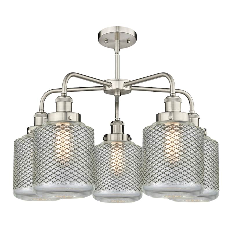 Innovations Lighting 916-5CR-15-24 Edison Chandelier Edison 5 Light
