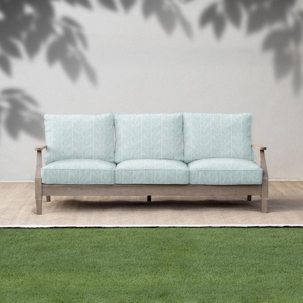 Sorra Home Griffen Snowy Indoor/Outdoor Corded Sofa Set