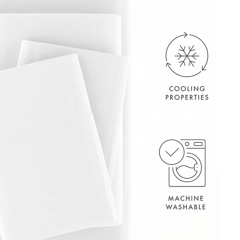 Simply Soft Premium Rayon from Bamboo 4-piece Luxury Bed Sheet Set