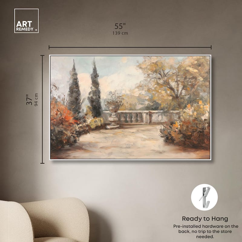 Autumnal Arbor Canvas by Art Remedy
