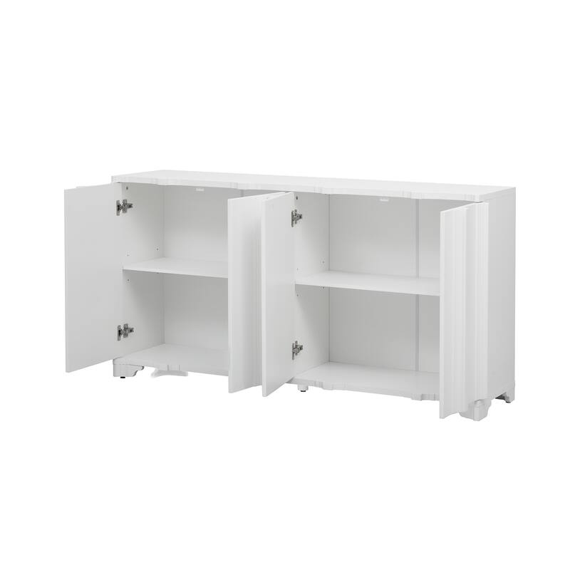4-Door Sideboard with adjustable shelves
