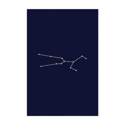 Taurus Zodiac Constellation Dark Blue Digital Art Print/Poster - Bed ...
