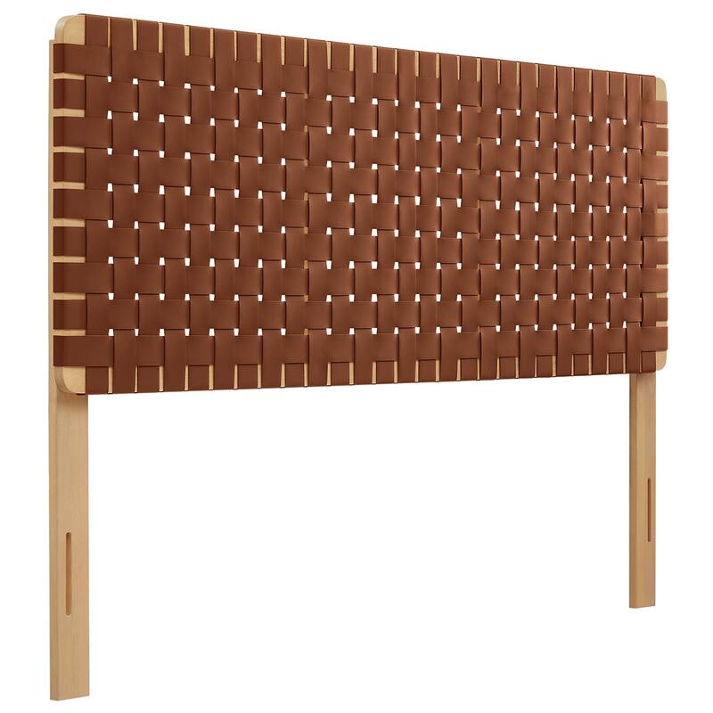 Sparta Twin/Full/Queen/King Vegan Leather Weave Headboard