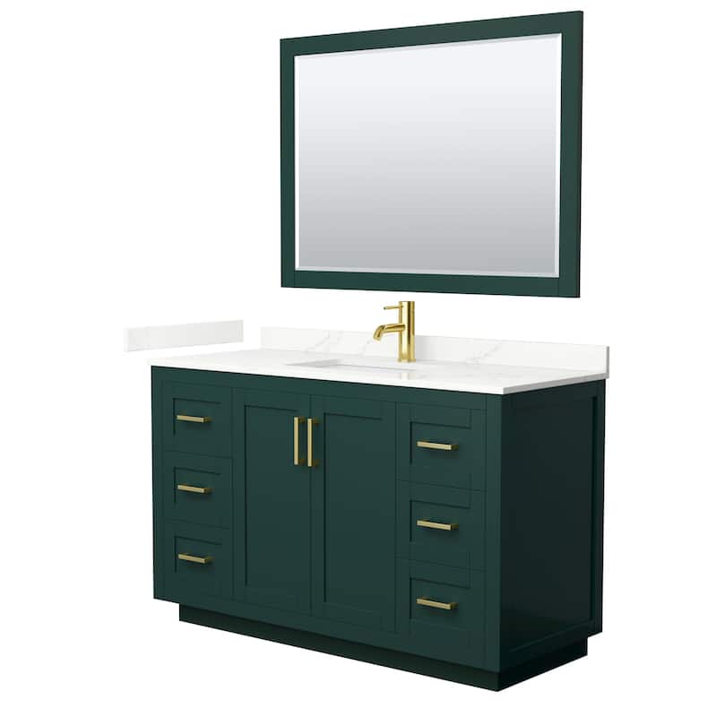 Wyndham Collection WCF292954S-QTZ-UNSM46 Miranda 54" Free Standing