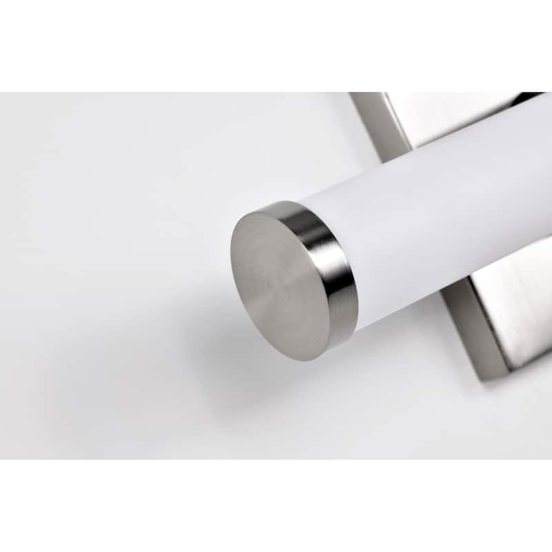 Bowman 12 Inch LED Vanity Brushed Nickel Acrylic Lens - Brushed Nickel