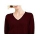 preview thumbnail 2 of 1, Karen Scott Women's V-Neck Pullover Sweater Red Size Large