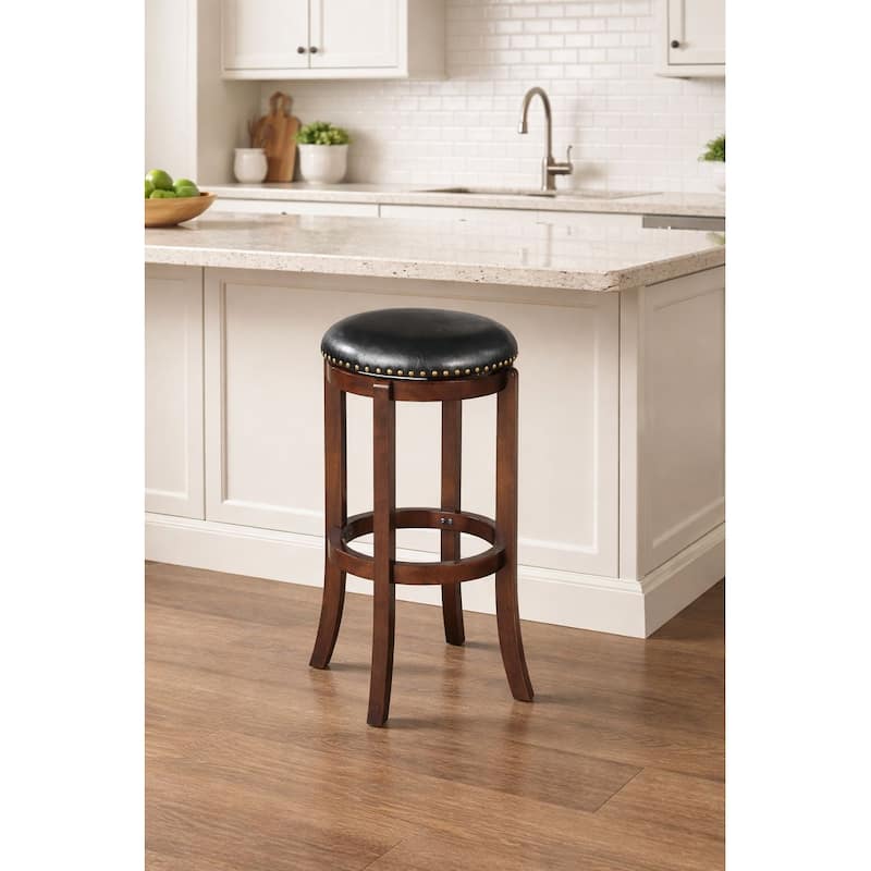 Cordova 30-inch Swivel Stool - Cappuccino