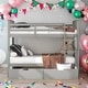 preview thumbnail 1 of 32, Multifunctional Bunk Bed With Storage,Full over Full Bunk Bed with Drawers and Ladder for Bedroom, Guest Room Furniture Gray