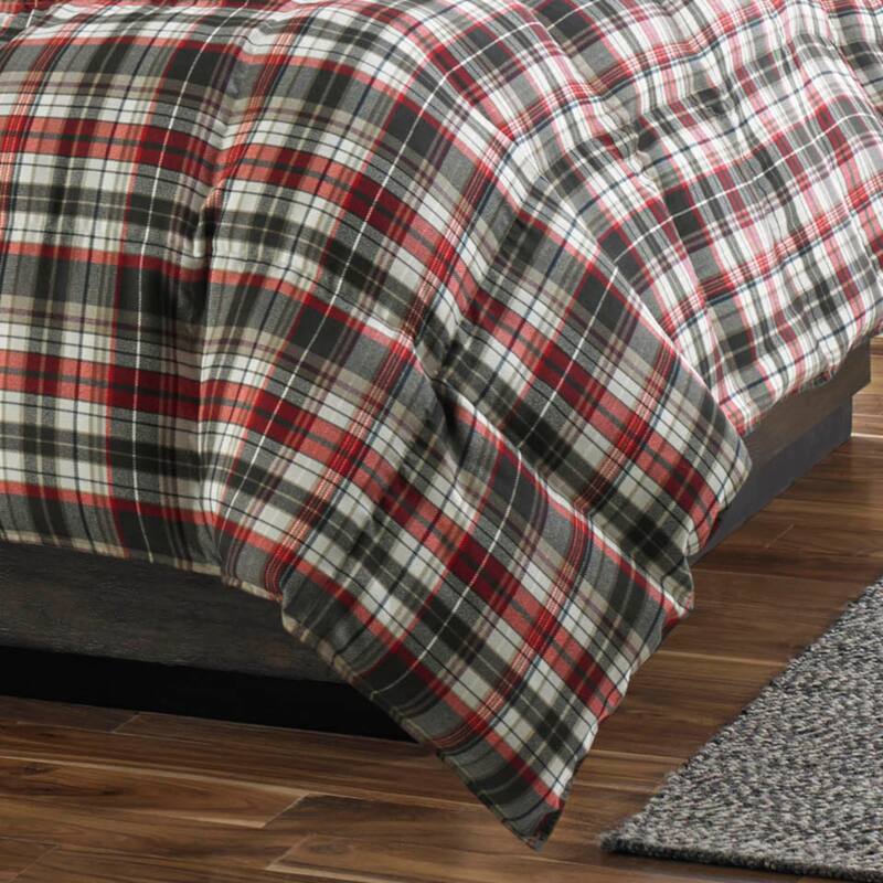 Eddie Bauer Astoria Down Alt Red Reversible Comforter Set