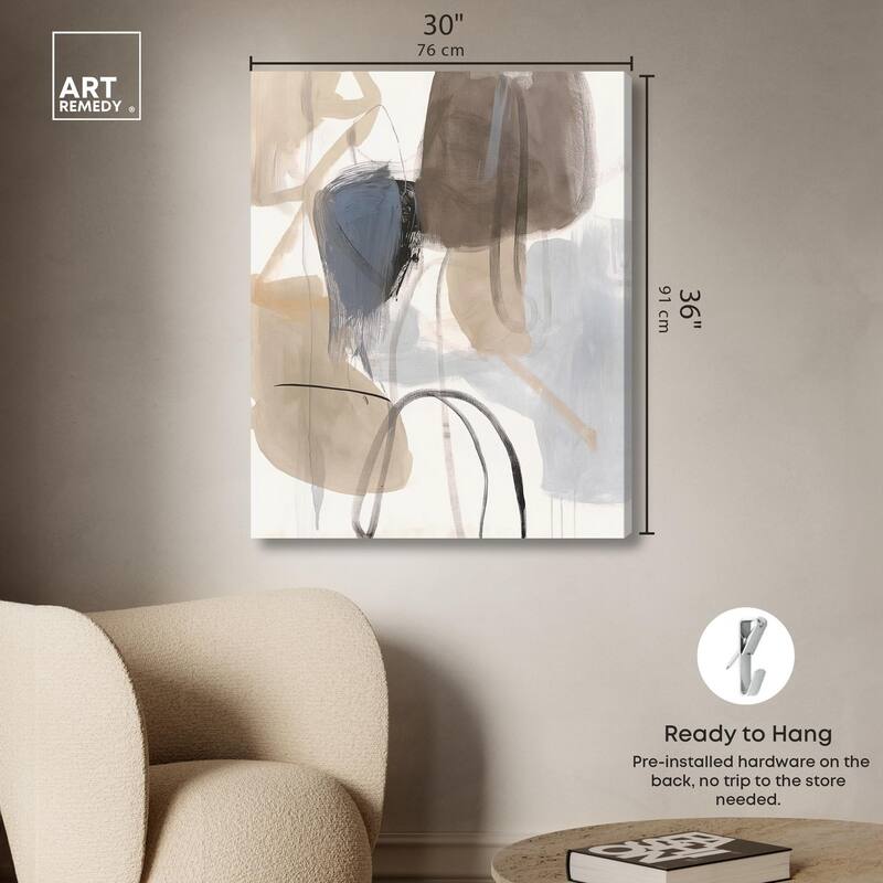 Freeform Movement I Canvas by Art Remedy, Gallery Wrapped