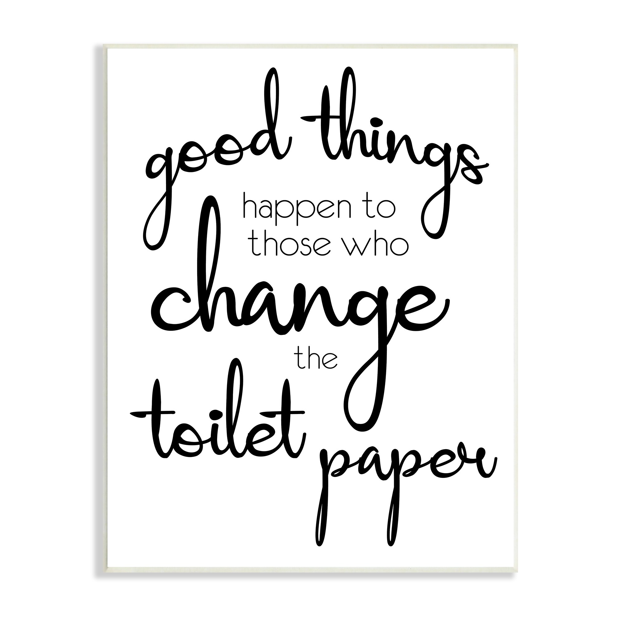 Stupell Industries Bathroom Inspired 'Until It's Gone' Toilet Paper Phrase Wall Art White 10 x 15 Stupell Industries Bathroom Inspired 'Until It's Gone' Toilet Paper Phrase Wall Art White 10 x 15