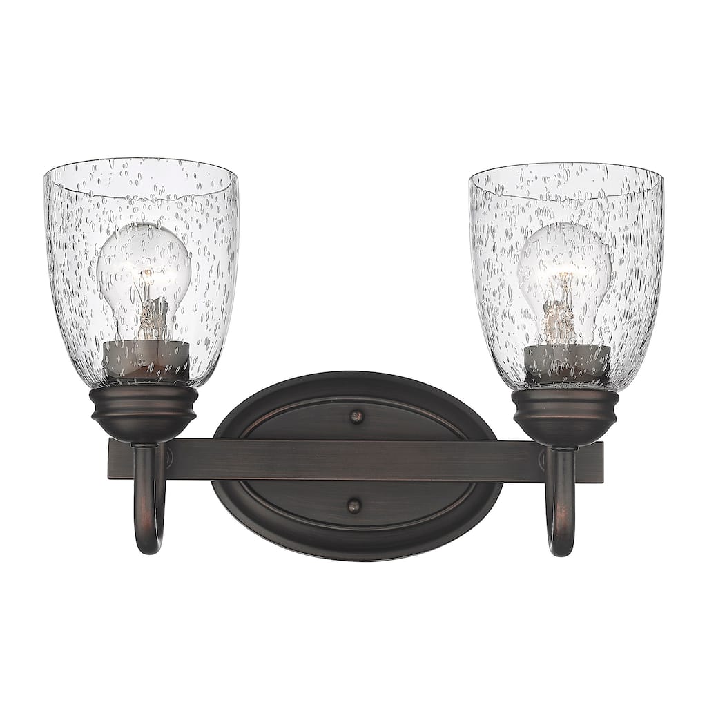 Parrish 2 Light Bath Vanity - Rubbed Bronze