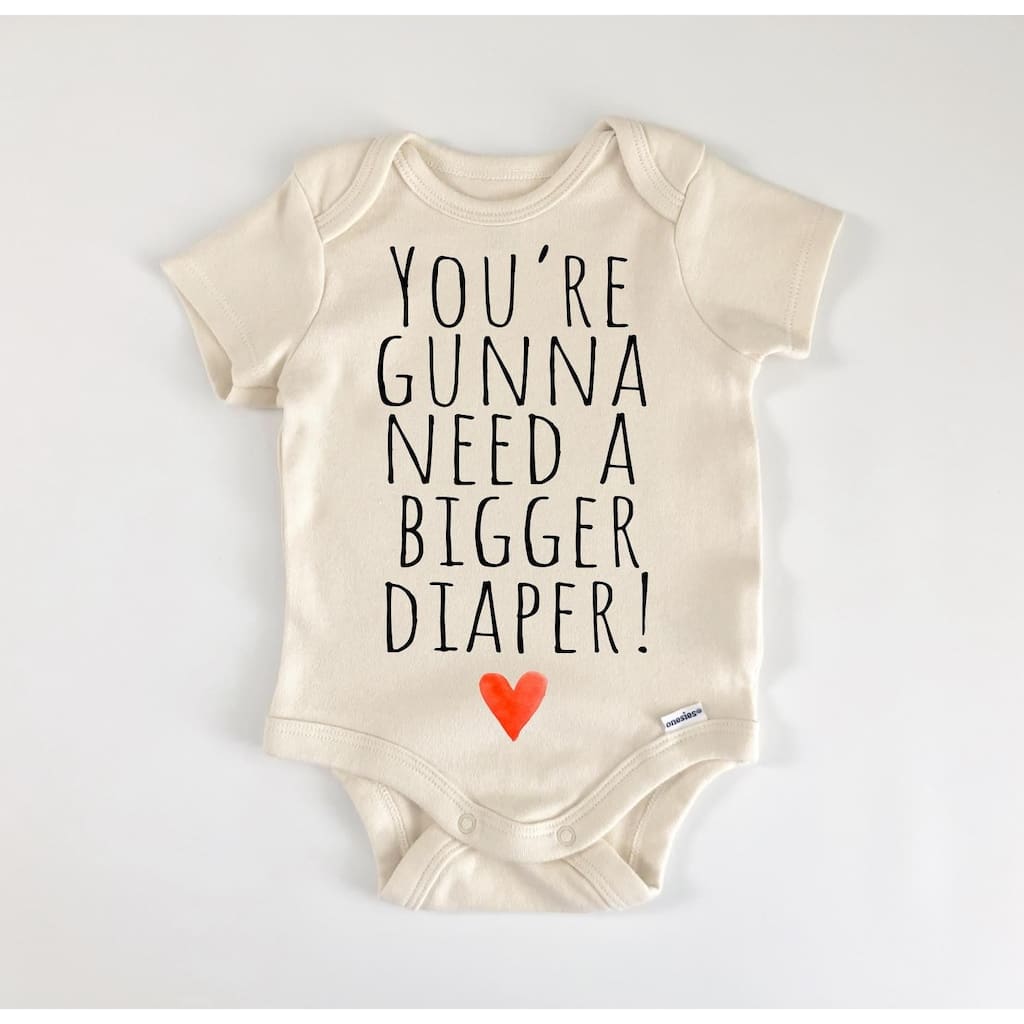 Bigger Boat Shark - Baby Boy Girl Clothes Infant Bodysuit Funny Cute Newborn