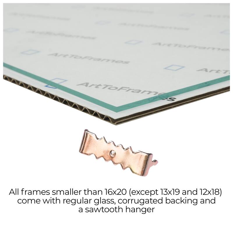 ArtToFrames Metro Modern 8.5x11 Inch Picture Frame, 1.25 Inch MDF Poster Frame Available in Multiple Colors (FRBW26-8.5x11)