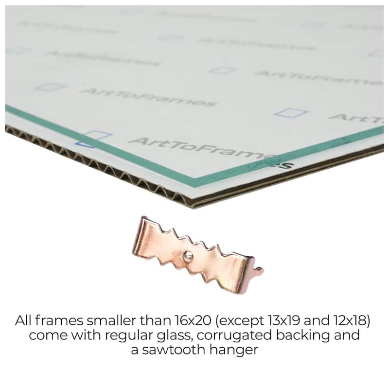ArtToFrames Metro Modern 8x20 Inch Picture Frame, 1.25 Inch MDF Poster Frame Available in Multiple Colors (FRBW26-8x20)