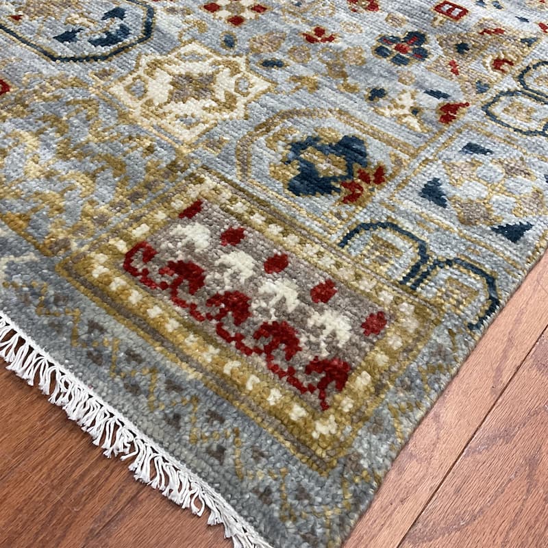 HERAT ORIENTAL Handmade Indo Mamluk Wool Rugs - 8' x 10'2"