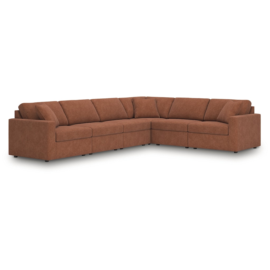 Signature Design by Ashley Modmax 6-Piece Sectional - 139" W x 107" D x 36" H