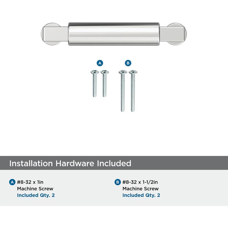 Amerock BP37482 Balon 3" Center to Center Smooth Handle Cabinet Pull