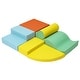 preview thumbnail 1 of 3, 10PCS Foam Climbing Blocks Set, Indoor Active Playset - Multi Multi