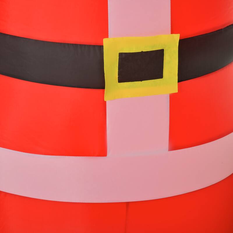 HOMCOM 8' Santa Inflatable Christmas Decoration with Gifts