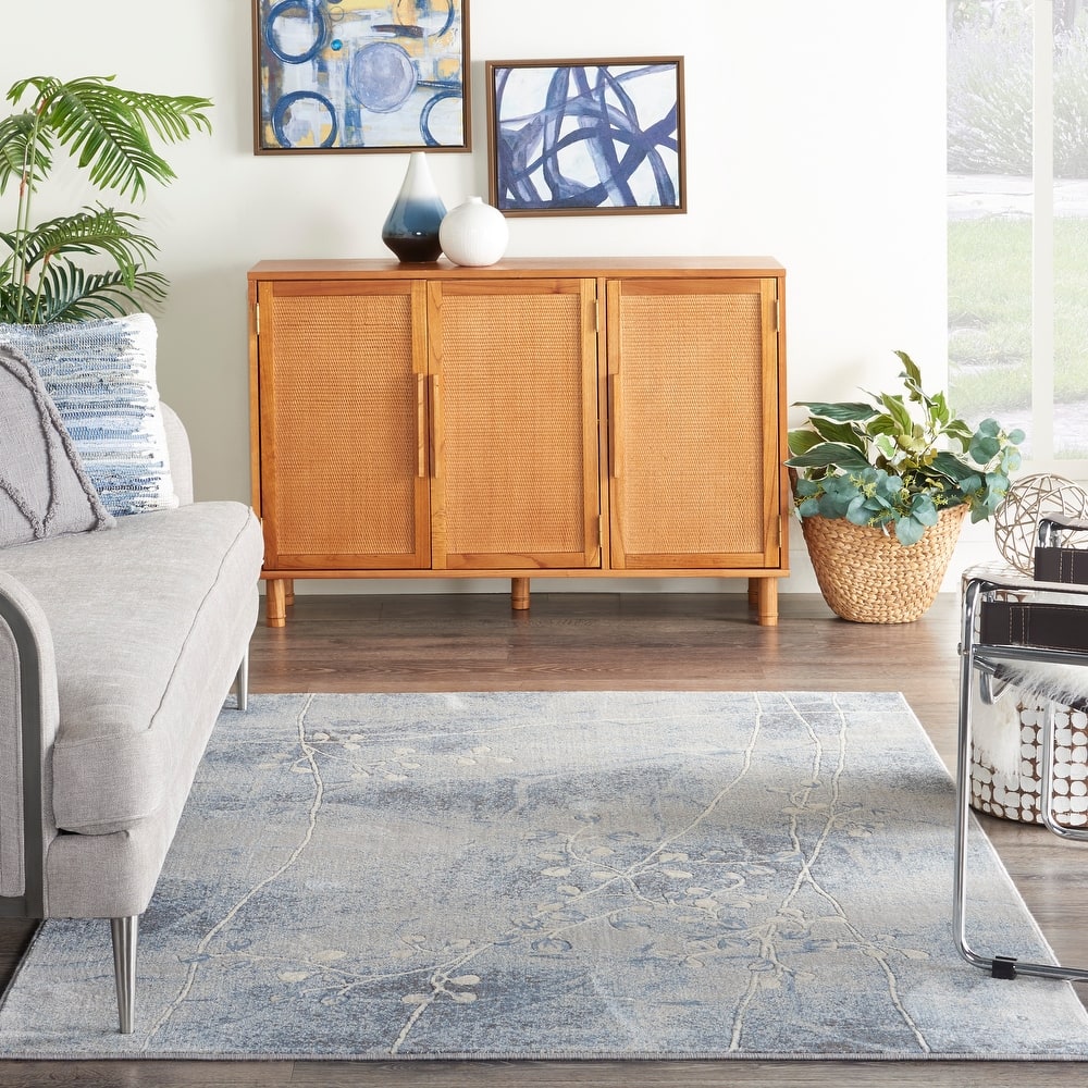 Nourison Somerset Contemporary Floral Area Rug