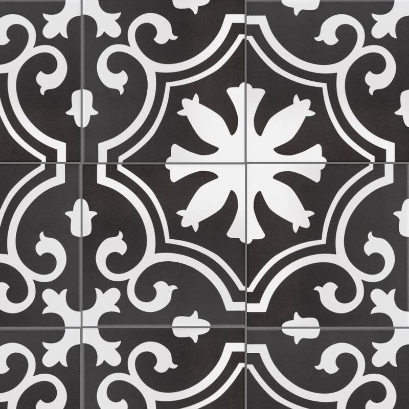 The Tile Life Venice 10x10 Night Porcelain Floor & Wall Tile