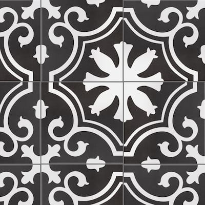 The Tile Life Venice 10x10 Night Porcelain Floor & Wall Tile