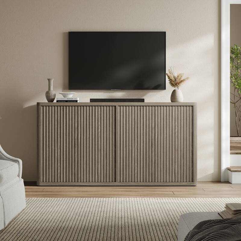 66.3W"Storage Cabinet with Adjustable Shelves