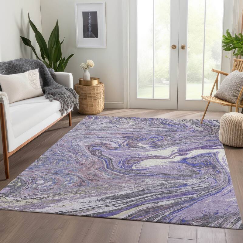 Premium Washable Super Soft Abstract Flow Mayfield Rug