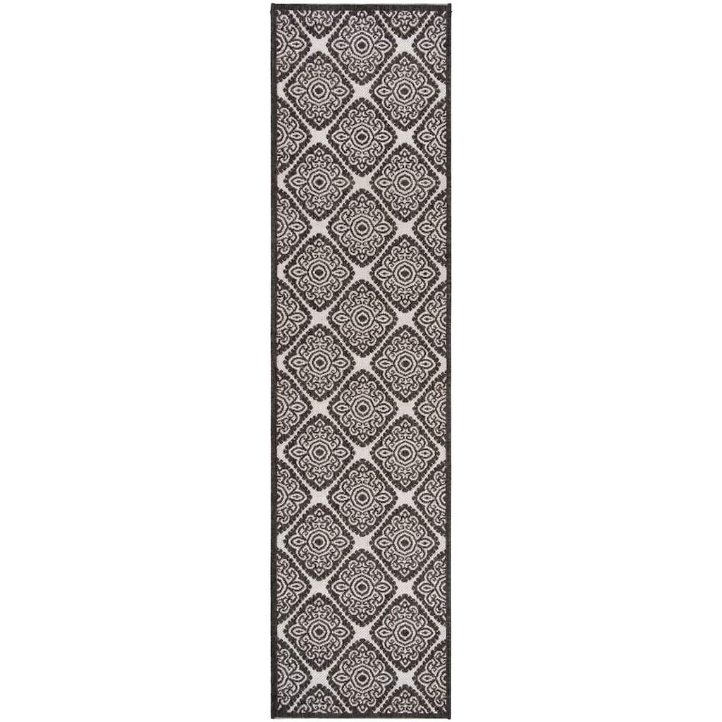 SAFAVIEH Linden Sharron Indoor/ Outdoor Waterproof Patio Backyard Rug