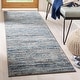 preview thumbnail 3 of 9, SAFAVIEH Galaxy Shalonda Modern Contemporary Rug 2'3" x 6' Runner - Blue/Grey - Runner