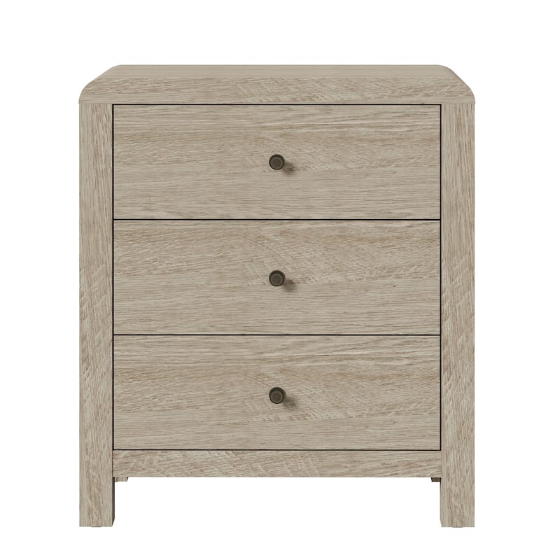 3 Drawer Dresser for Bedroom - Brown