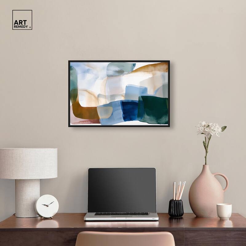 Contoured Calm I Canvas by Art Remedy
