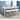 Laguna White 5-piece Counter Height Table with Pot Rack