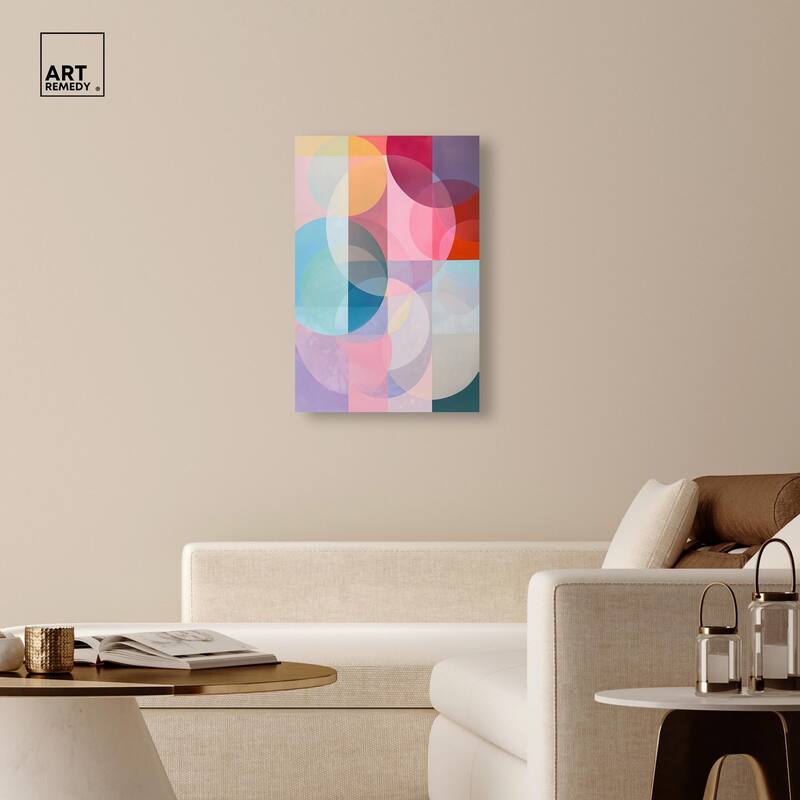 Oneiric Circles IV Canvas by Art Remedy, Gallery Wrapped
