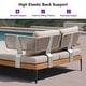 preview thumbnail 14 of 12, PURPLE LEAF Melben Light Grey Modular Outdoor Sectional with Cushions Flexible Layout Patio Conversation Sets