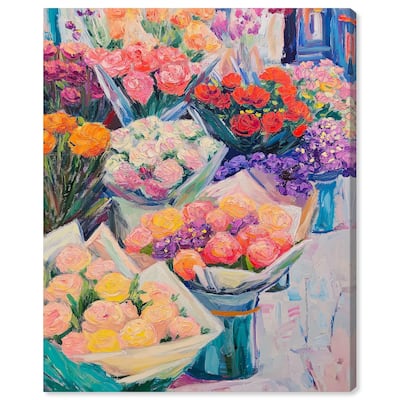 Market Blooms II Canvas by Art Remedy, Gallery Wrapped