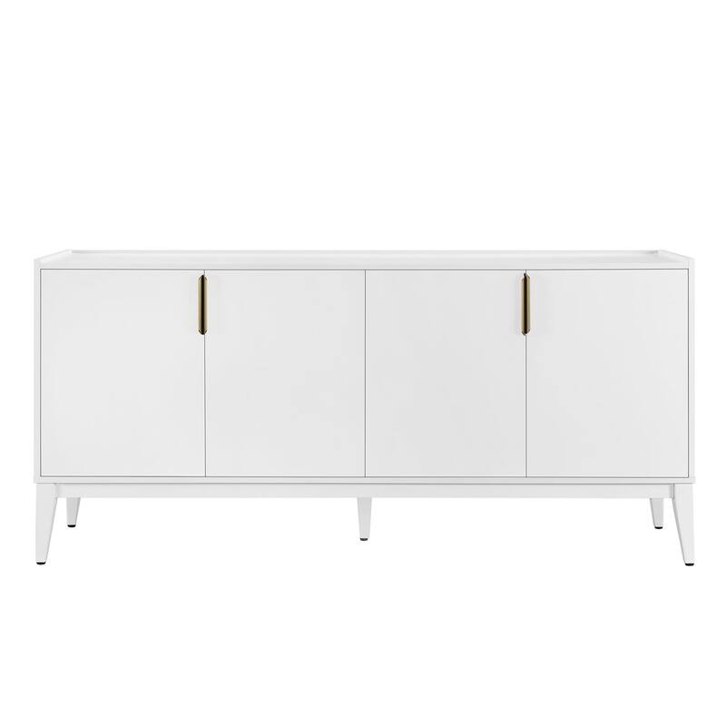 63 Inch MDF Sideboard with Adjustable Shelves - 63.00" x 15.60"