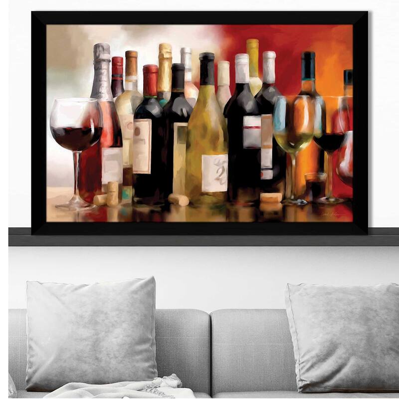 "A Taste of Wine" by Carol Robinson Print on Acrylic.