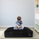 preview thumbnail 4 of 12, 57 x 57 Inch Crash Pad Sensory Mat with Foam Blocks and Washable Velvet Cover - 57" x 57" x 13" (L x W x H)