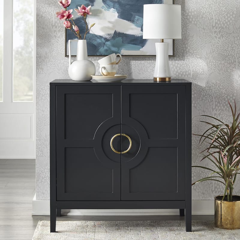 Lifestorey Leelah Console Cabinet/Server - Black