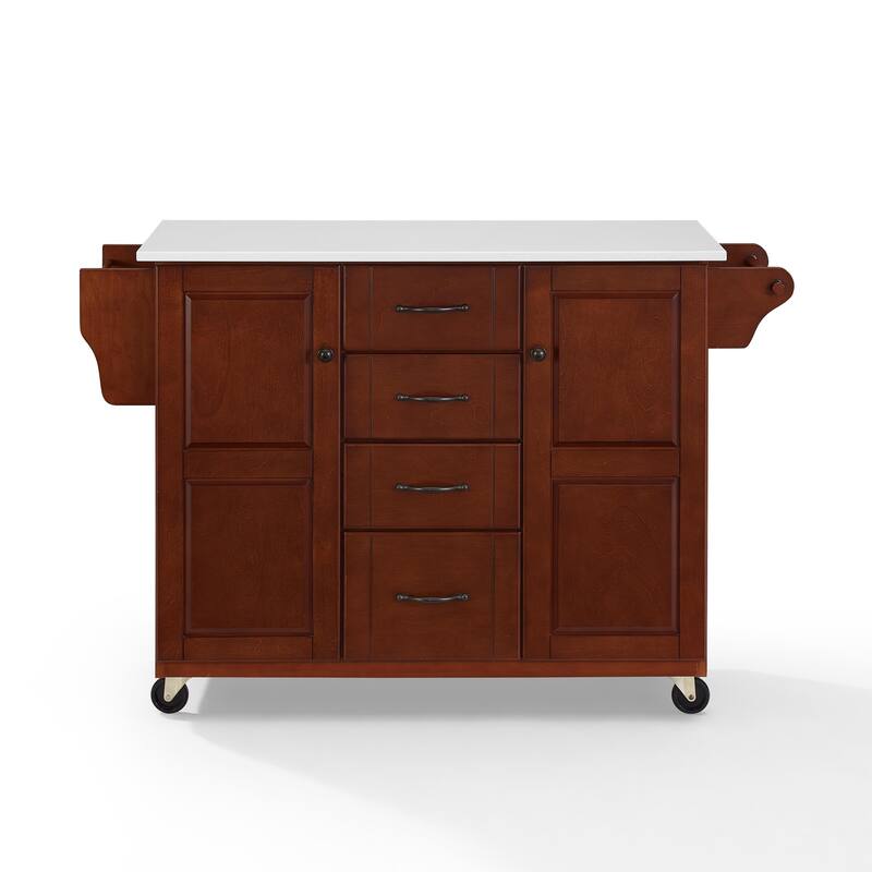 Kitchen Island Cart Granite Top Storage Towel Bar Kitchen Storage Cabinet Rolling Utility Cart