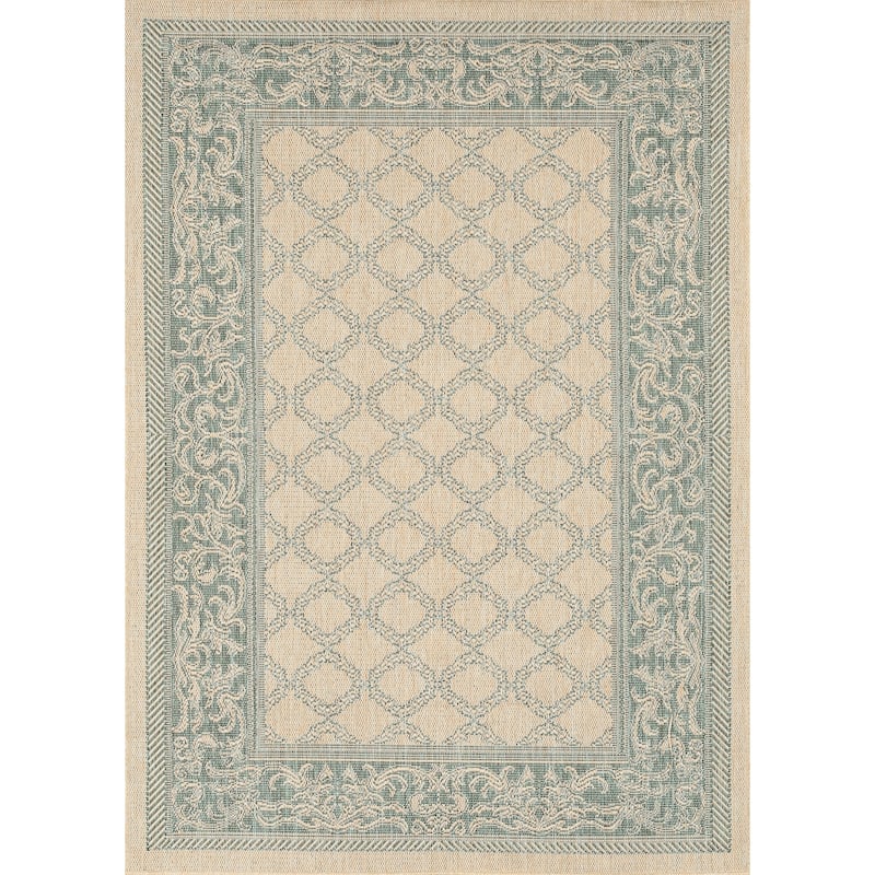 Couristan Recife Garden Lattice Indoor/ Outdoor Area Rug - 3'9" x 5'5"
