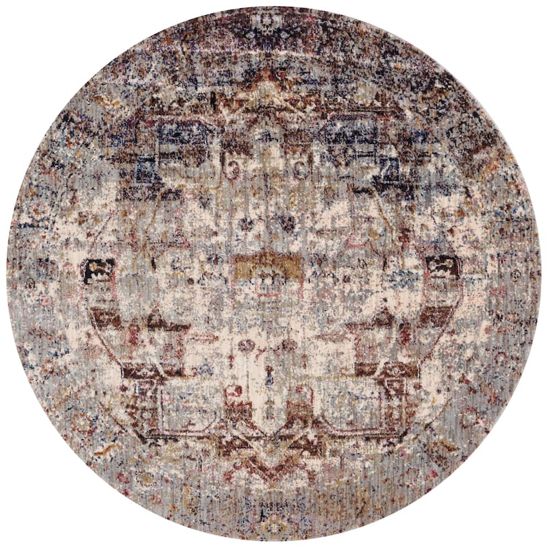 Alexander Home Contessa Traditional Medallion Boho Distressed Rug
