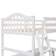 preview thumbnail 15 of 15, Multifunctional Twin Loft Bed with Storage Drawers, Bookshelves, Cabinet and Desk, Solid Wood Frame with Guardrails and Ladder