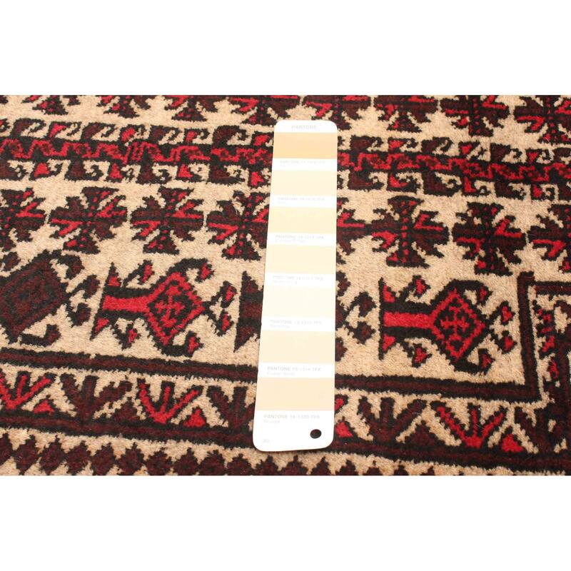 ECARPETGALLERY Hand-knotted Teimani Tan Wool Rug - 3'0 x 4'9