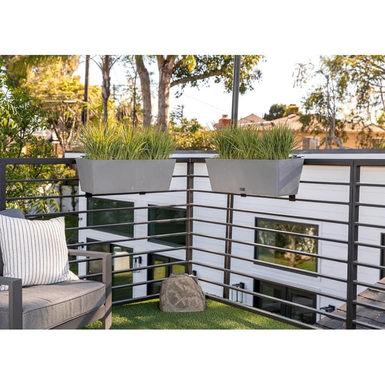 Pure Series Railing Window Box Planter
