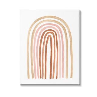 Stupell Neutral Rainbow Arches Canvas Wall Art Design By Emma Scarvey ...