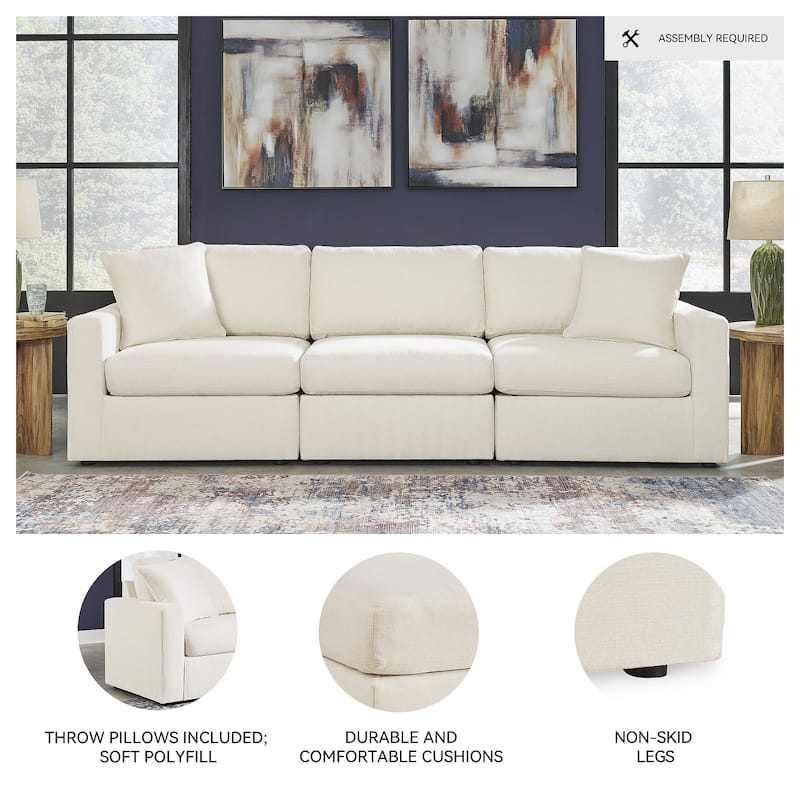 Signature Design by Ashley Modmax 3-Piece Sofa - 108" W x 37" D x 36" H