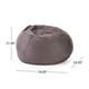 Madison Faux Suede 5-foot Beanbag Chair by Christopher Knight Home
